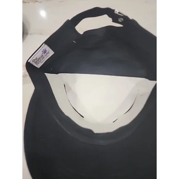 Bling Purple Paw Black Hat Military Cap Cotton NWOT Women's Adjustable - Picture 6 of 10